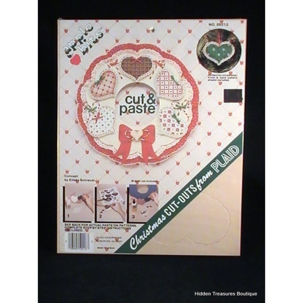 Calico Christmas Hearts Ornament‎ Craft Kit NIP #59213